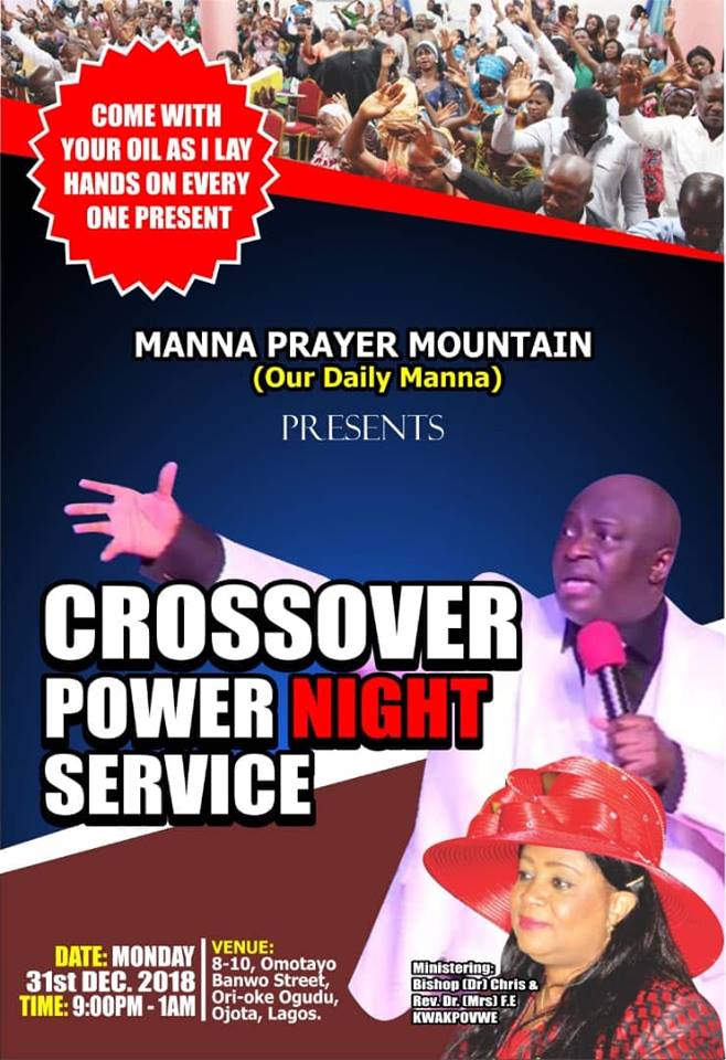 CROSSOVER SERVICE LIVE With BISHOP Dr CHRIS