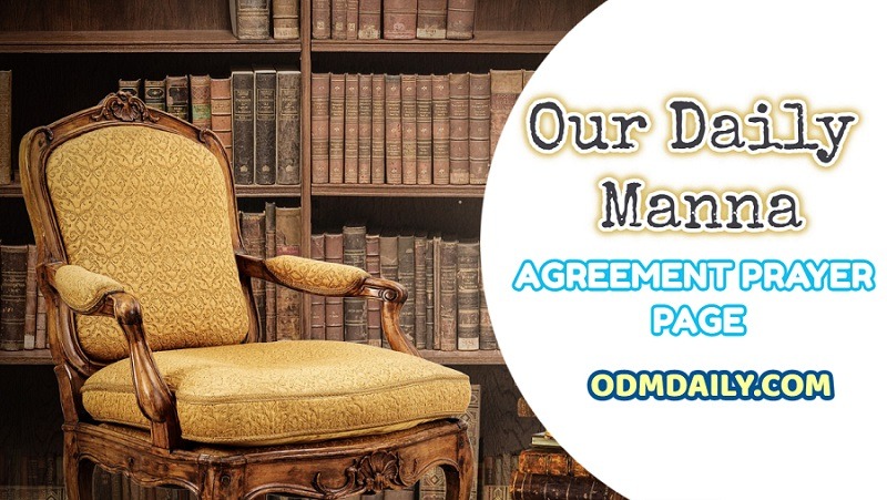 WHAT IS THE AGREEMENT PRAYER PAGE 2022?