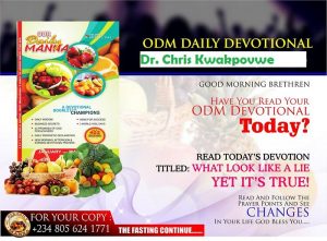 Our Daily Manna Devotional 2 February 2018