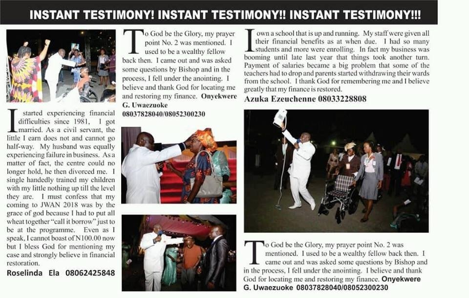 Our Daily Manna Testimonies