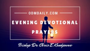 Evening Devotional Prayers