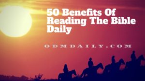 50 Benefits Of Reading The Bible Daily