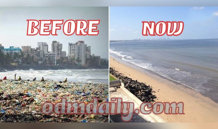 Versova Beach Before and Now