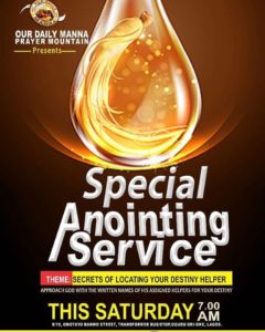 The LEKKI Anointing Service - "I SHALL RECOVER ALL"