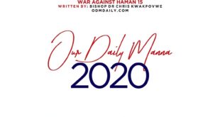 Our Daily Manna 9 December 2020