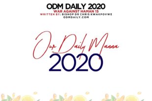 Our Daily Manna 9 December 2020