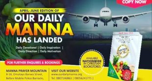 Our Daily Manna ODM 1st April 2020