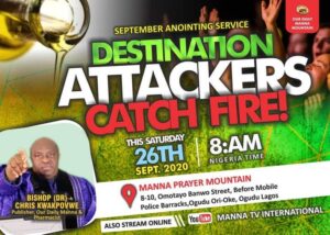 Today's Prophetic & Anointing Service - Dr. Chris Kwakpovwe 26/09/2020