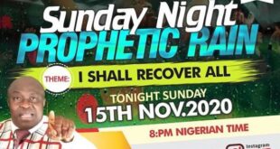 Prophetic Rain Bishop Chris