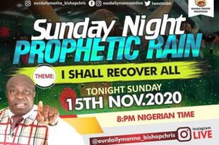 Prophetic Rain Bishop Chris
