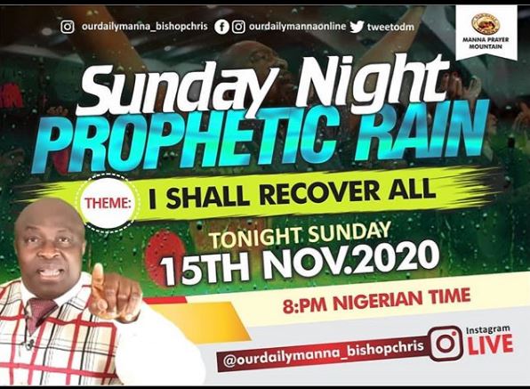 Prophetic Rain Bishop Chris