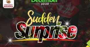 Our Daily Manna 3 December 2020