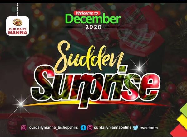 Our Daily Manna 3 December 2020