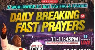 ODM Daily Breaking of fast