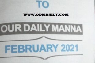 Our Daily Manna 2021