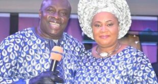 Bishop Dr Chris and Wife