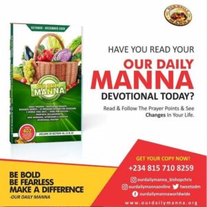 Our Daily Manna 9th June 2021 ODM Devotional
