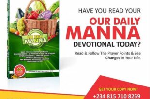 Our Daily Manna 12 September 2021