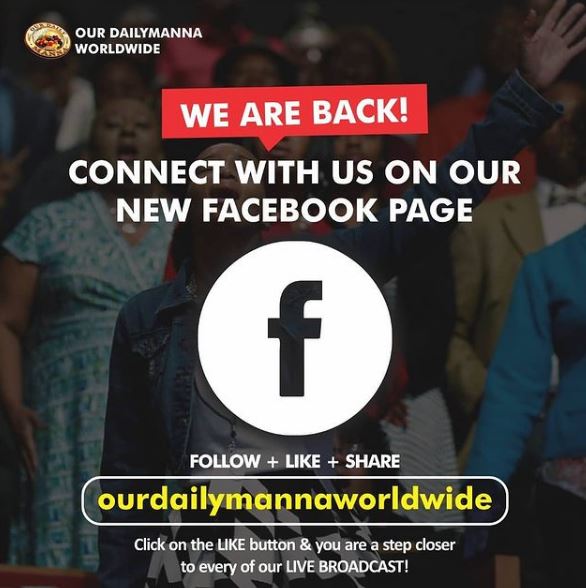 Our Daily manna New Facebook page