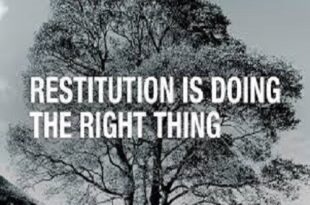 DO YOU KNOW WHAT RESTITUTION MAKING REALLY IS?