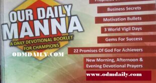 Our Daily Manna ODM 2nd July 2021