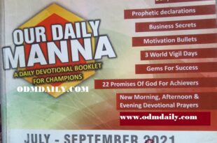 Our Daily Manna ODM 2nd July 2021