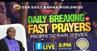 ODM DAY 2 FAST PRAYER POINTS