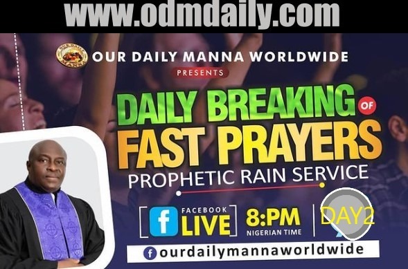 ODM DAY 2 FAST PRAYER POINTS