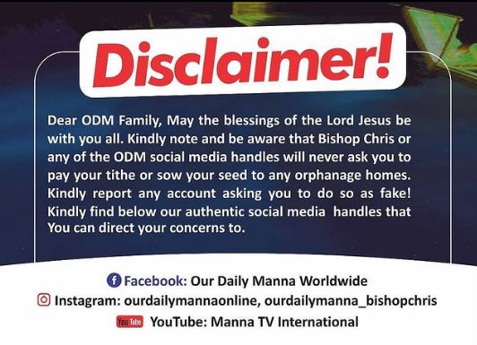 ODM DISCLAIMER ODM DISCLAIMER