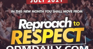 ODM 11 July 2021 FROM REPROACH TO RESPECT! -1