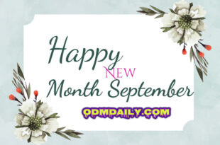 Happy New Month September Wishes