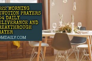 MORNING DEVOTION PRAYERS