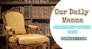 WHAT IS THE AGREEMENT PRAYER PAGE 2022?