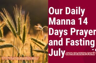 Our Daily Manna 14 Days Prayer and Fasting July