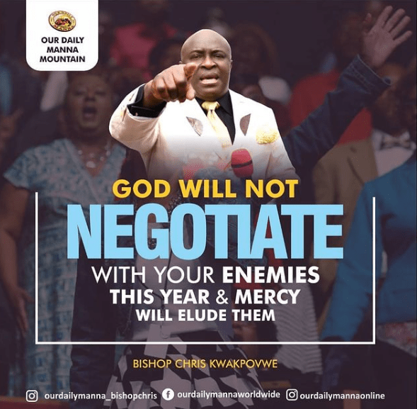 Bishop Dr Chris Declares the word of God