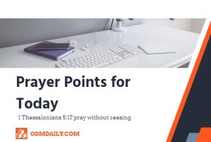 Daily Prayer Points
