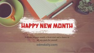 Happy New Month