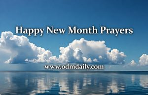 Month Ending Prayers Happy New Month Prayers